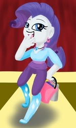 Size: 768x1280 | Tagged: safe, artist:blackbunny1001, artist:ponyadler86, rarity, human, equestria girls, g4, collaboration, ear piercing, earring, female, humanized, jewelry, looking at you, piercing, solo