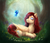 Size: 2690x2295 | Tagged: safe, artist:elzafox, oc, oc only, oc:rose spirit, butterfly, pegasus, pony, blind, flower, forest, high res, lying down, nature, prone, smiling, solo