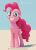 Size: 384x540 | Tagged: safe, artist:therealdjthed, pinkie pie, earth pony, pony, g4, 3d, 3d model, animated, blender, blender cycles, blinking, bouncing, breathing, cute, cycles render, diapinkes, featured image, female, gif, grin, happy, headbob, idle animation, mare, model:djthed, patreon, patreon logo, perfect loop, ponk, simple background, smiling, solo, squee, therealdjthed is trying to murder us, weapons-grade cute