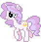 Size: 84x86 | Tagged: safe, artist:lost-our-dreams, oc, oc only, oc:creme-de-la-creme, pony, unicorn, animated, female, gif, mare, offspring, parent:fancypants, parent:fleur-de-lis, parents:fancyfleur, pixel art, simple background, solo, transparent background, trotting