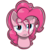 Size: 1200x1250 | Tagged: safe, artist:hc0, pinkie pie, earth pony, pony, g4, bust, female, portrait, simple background, solo, transparent background
