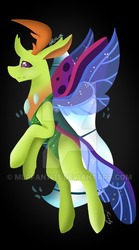 Size: 400x720 | Tagged: safe, artist:mlpfan1415, thorax, changedling, changeling, g4, king thorax, male, solo