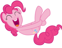 Size: 9000x7000 | Tagged: safe, artist:tardifice, pinkie pie, earth pony, pony, g4, rock solid friendship, absurd resolution, eyes closed, female, mare, open mouth, simple background, smiling, solo, transparent background, vector