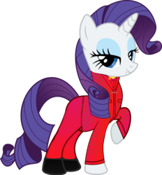 Size: 1024x1103 | Tagged: safe, edit, vector edit, rarity, cat, pony, unicorn, g4, clothes, female, mare, parody, red dwarf, science fiction, shoes, simple background, solo, the cat, transparent background, vector