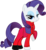 Size: 1024x1103 | Tagged: safe, edit, vector edit, rarity, cat, pony, unicorn, g4, cat (red dwarf), clothes, female, mare, parody, red dwarf, science fiction, shoes, simple background, solo, transparent background, vector