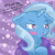 Size: 2000x2000 | Tagged: safe, artist:ask-kingkero-the-pegasus, trixie, pony, unicorn, g4, blushing, female, high res, solo, tsundere, tsunderixie