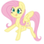 Size: 894x894 | Tagged: safe, artist:azure-quill, fluttershy, pegasus, pony, g4, cute, female, happy, mare, open mouth, shyabetes, solo