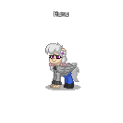 Size: 400x400 | Tagged: safe, pony, pony town, 2spot, bloody bunny: first blood, bow, mumu, ponified, revised, updated, updated design