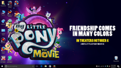 Size: 1366x768 | Tagged: safe, g4, my little pony: the movie, microsoft windows, screenshots, windows 10