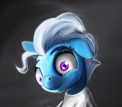 Size: 1210x1060 | Tagged: safe, artist:ponsce, screw loose, pony, g4, bust, crying, derp, female, portrait, solo