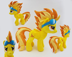Size: 3408x2692 | Tagged: safe, artist:epicrainbowcrafts, spitfire, pony, g4, goggles, high res, irl, photo, plushie, solo