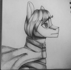 Size: 2207x2160 | Tagged: artist needed, safe, oc, oc only, oc:light knight, high res, monochrome, sketch, solo, traditional art