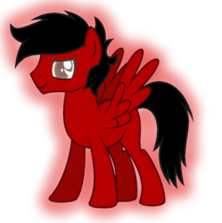 Size: 911x913 | Tagged: safe, oc, oc only, oc:fire stone, pegasus, pony, male, red and black oc, simple background, solo, stallion, transparent background