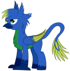 Size: 1582x1597 | Tagged: safe, artist:cloudy95, oc, oc only, classical hippogriff, hippogriff, male, simple background, solo, transparent background