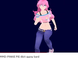 Size: 539x403 | Tagged: safe, pinkie pie, friendship is witchcraft, g4, 3d, 8bit music, mmd, screenshots, youtube