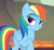 Size: 1150x1050 | Tagged: safe, screencap, rainbow dash, pegasus, pony, g4, shadow play, amused, cocky, cropped, dragon lands, female, folded wings, grin, head tilt, lava, lidded eyes, mare, raised eyebrow, raised hoof, smiling, smirk, smug, smugdash, solo, wings