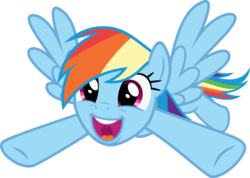 Size: 6000x4269 | Tagged: safe, artist:sollace, rainbow dash, daring done?, g4, .svg available, absurd resolution, cute, female, flying, happy, open mouth, show accurate, simple background, solo, transparent background, vector