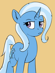 Size: 1280x1700 | Tagged: safe, artist:replacer808, trixie, pony, unicorn, g4, female, flat colors, mare, simple background, solo