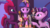 Size: 3840x2160 | Tagged: safe, artist:goatcanon, moondancer, starlight glimmer, tempest shadow, twilight sparkle, alicorn, pony, g4, my little pony: the movie, 3d, big crown thingy, counterparts, high res, jewelry, regalia, scepter, source filmmaker, twilight scepter, twilight sparkle (alicorn), twilight sparkle gets all the mares, twilight sparkle is not amused, twilight's counterparts, unamused