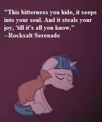 Size: 250x300 | Tagged: safe, edit, edited screencap, editor:korora, screencap, stygian, pony, unicorn, g4, shadow play, cropped, let it go (newsboys), lyrics, male, newsboys (band), song reference, stallion