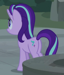 Size: 373x440 | Tagged: safe, screencap, starlight glimmer, pony, unicorn, g4, shadow play, butt, cropped, female, glimmer glutes, mare, plot, solo