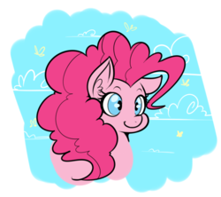 Size: 676x600 | Tagged: source needed, safe, artist:reiduran, pinkie pie, earth pony, pony, g4, female, smiling, solo