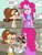 Size: 783x1021 | Tagged: safe, artist:pepemay93, pinkie pie, equestria girls, g4, crossover, luan loud, nickelodeon, out of character, parody, spider-man: homecoming, spoilers for another series, the loud house