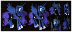 Size: 5838x2620 | Tagged: safe, artist:nazegoreng, princess luna, alicorn, pony, g4, female, irl, mare, photo, plushie, smiling, solo