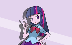 Size: 2030x1280 | Tagged: safe, artist:chocomiru02, twilight sparkle, alicorn, equestria girls, g4, cute, female, pokémon, solo, style emulation, twilight sparkle (alicorn)