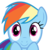 Size: 6020x6000 | Tagged: safe, artist:sollace, rainbow dash, friendship is magic, g4, .svg available, absurd resolution, cute, daaaaaaaaaaaw, dashabetes, female, looking at you, show accurate, simple background, smiling, solo, transparent background, vector