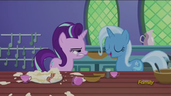 Size: 1280x720 | Tagged: safe, screencap, starlight glimmer, trixie, all bottled up, g4