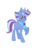 Size: 492x675 | Tagged: safe, artist:otakuchicky1, oc, oc only, pony, unicorn, female, magical lesbian spawn, offspring, parent:starlight glimmer, parent:trixie, parents:startrix, raised hoof, simple background, solo, transparent background