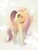 Size: 650x850 | Tagged: safe, artist:hotaruri, fluttershy, butterfly, pegasus, pony, g4, cute, female, mare, pixiv, profile, shyabetes, smiling, solo, spread wings, wings