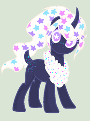 Size: 475x639 | Tagged: safe, artist:crystalllight, oc, oc only, pony, unicorn, base used, curved horn, deer tail, female, horn, mare, simple background, solo, starry eyes, wingding eyes