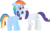 Size: 3050x1867 | Tagged: safe, artist:twitchy-tremor, rainbow dash, rarity, pegasus, pony, unicorn, g4, female, lesbian, mare, ship:raridash, shipping, simple background, transparent background