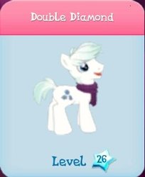 Size: 263x322 | Tagged: safe, gameloft, double diamond, earth pony, pony, g4, cropped, male, solo, stallion