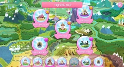 Size: 800x431 | Tagged: safe, gameloft, screencap, g4, map, map of equestria