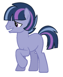 Size: 484x584 | Tagged: safe, artist:cutiesparkle, oc, oc only, oc:northern star, earth pony, pony, male, offspring, parent:star tracker, parent:twilight sparkle, parents:twitracker, simple background, solo, stallion, transparent background