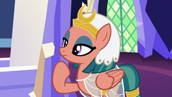 Size: 1280x720 | Tagged: safe, screencap, somnambula, pegasus, pony, g4, shadow play, female, mare, solo