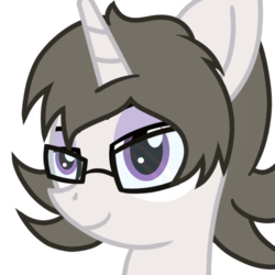 Size: 1000x1000 | Tagged: safe, artist:toyminator900, oc, oc only, oc:solaria, pony, unicorn, glasses, looking at you, simple background, solo, transparent background