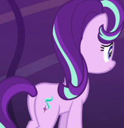 Size: 700x720 | Tagged: safe, screencap, starlight glimmer, pony, unicorn, g4, shadow play, butt, cropped, female, glimmer glutes, mare, plot, solo
