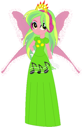 Size: 392x604 | Tagged: safe, artist:selenaede, artist:user15432, lemon zest, fairy, human, equestria girls, friendship games, g4, base used, clothes, crown, crystal prep shadowbolts, dress, fairy costume, fairy princess, fairy princess outfit, fairy wings, gloves, halloween, halloween costume, headphones, holiday, humanized, jewelry, music notes, new crown, princess, princess costume, regalia, simple background, solo, white background, winged humanization, wings