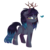 Size: 3504x3512 | Tagged: safe, artist:talentspark, oc, oc only, oc:gamey doddles, crystal pony, pony, antlers, female, high res, mare, simple background, solo, transparent background