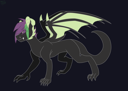 Size: 1501x1071 | Tagged: safe, artist:moonakart13, artist:moonaknight13, oc, oc only, dragon, claws, horns, wings