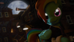 Size: 1920x1080 | Tagged: safe, artist:wiizzie, rainbow dash, pony, g4, 3d, clothes, female, solo