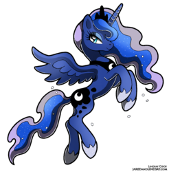 Size: 836x848 | Tagged: dead source, safe, artist:angelwaveo6, artist:lindsay cibos, princess luna, alicorn, pony, g4, female, horseshoes, mare, rearing, simple background, solo, transparent background