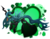 Size: 2700x2100 | Tagged: safe, artist:geraritydevillefort, queen chrysalis, changeling, changeling queen, g4, crown, female, glowing eyes, high res, jewelry, looking at you, regalia, simple background, smiling, solo, sombra eyes, tongue out, transparent background