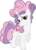Size: 3250x4500 | Tagged: safe, artist:slb94, sweetie belle, g4, alternate hairstyle, flirting, looking at you, older, raised hoof, simple background, transparent background, vector
