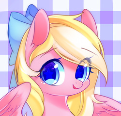 Size: 1150x1100 | Tagged: safe, artist:leafywind, oc, oc only, oc:bay breeze, pegasus, pony, abstract background, female, mare, solo, wingding eyes