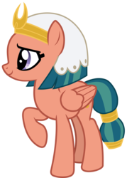 Size: 4800x6720 | Tagged: safe, artist:frownfactory, somnambula, pegasus, pony, g4, shadow play, .svg available, absurd resolution, female, headdress, mare, missing accessory, simple background, solo, svg, transparent background, vector, wings